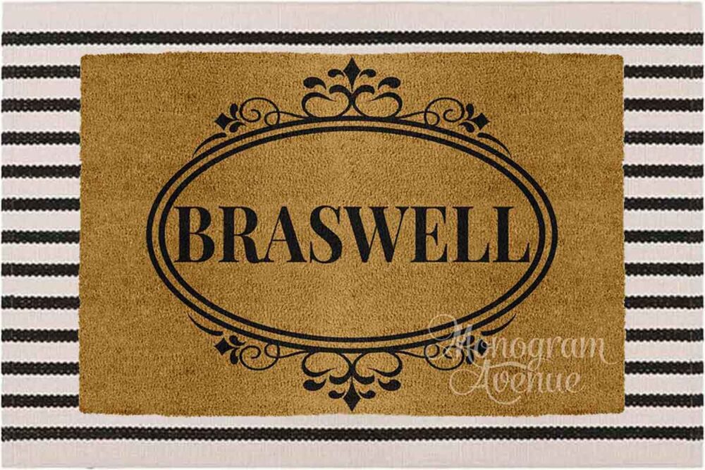 Personalized Coir Doormat 002