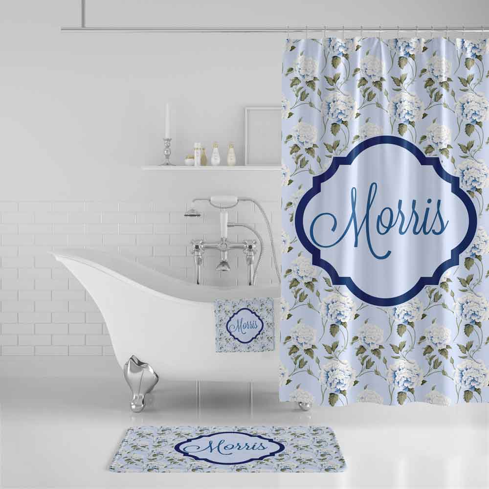 Monogrammed Shower Curtains | Monogrammed Shower Curtain | Personalized Shower Curtains