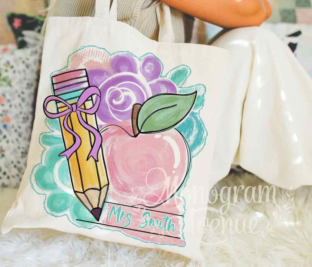 Personalized Teacher Tote Bag | Personalized Tote Bags Southaven, MS