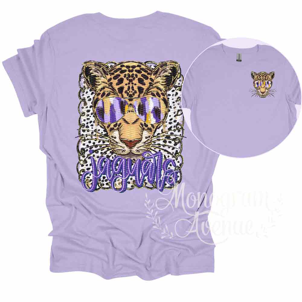 Preppy Jaguar Back Orchid
