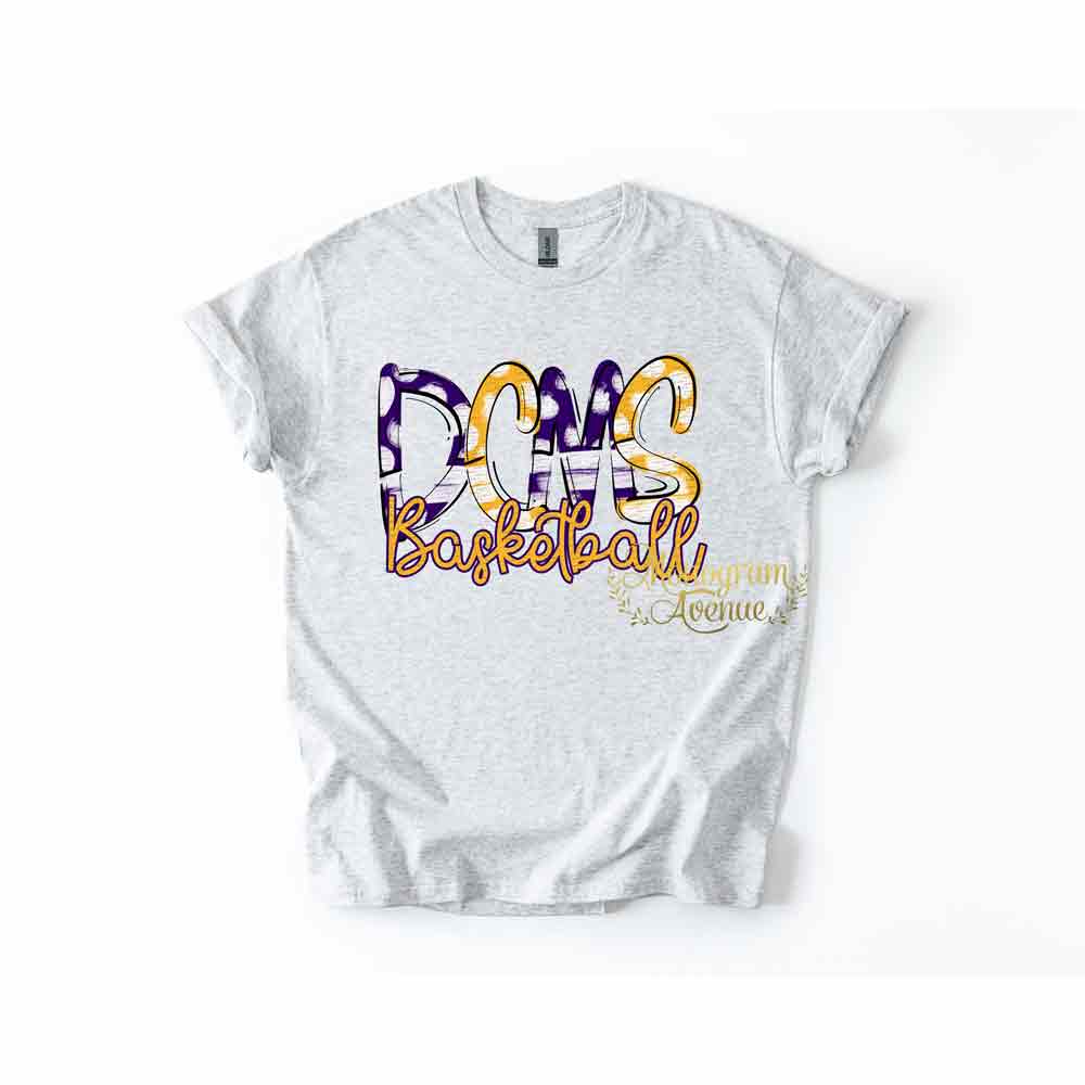 Spirit Dots DCMS Basketball Shirt | DeSoto Central Middle Jaguars Basketball